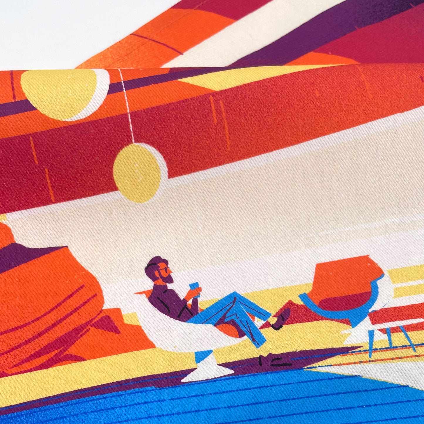 CIRCLE HOUSE dish towel - Steve Scott