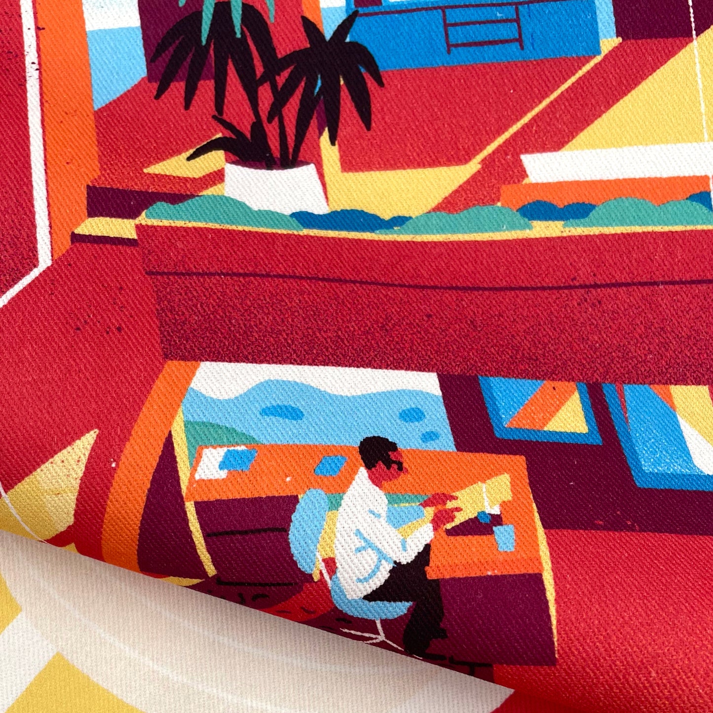 SQUARE HOUSE dish towel - Steve Scott