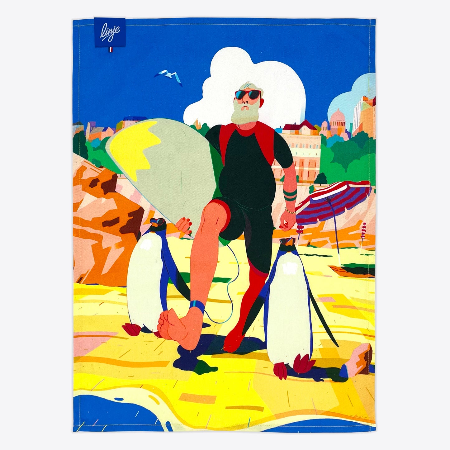 SURF dish towel - Gianluca Folì